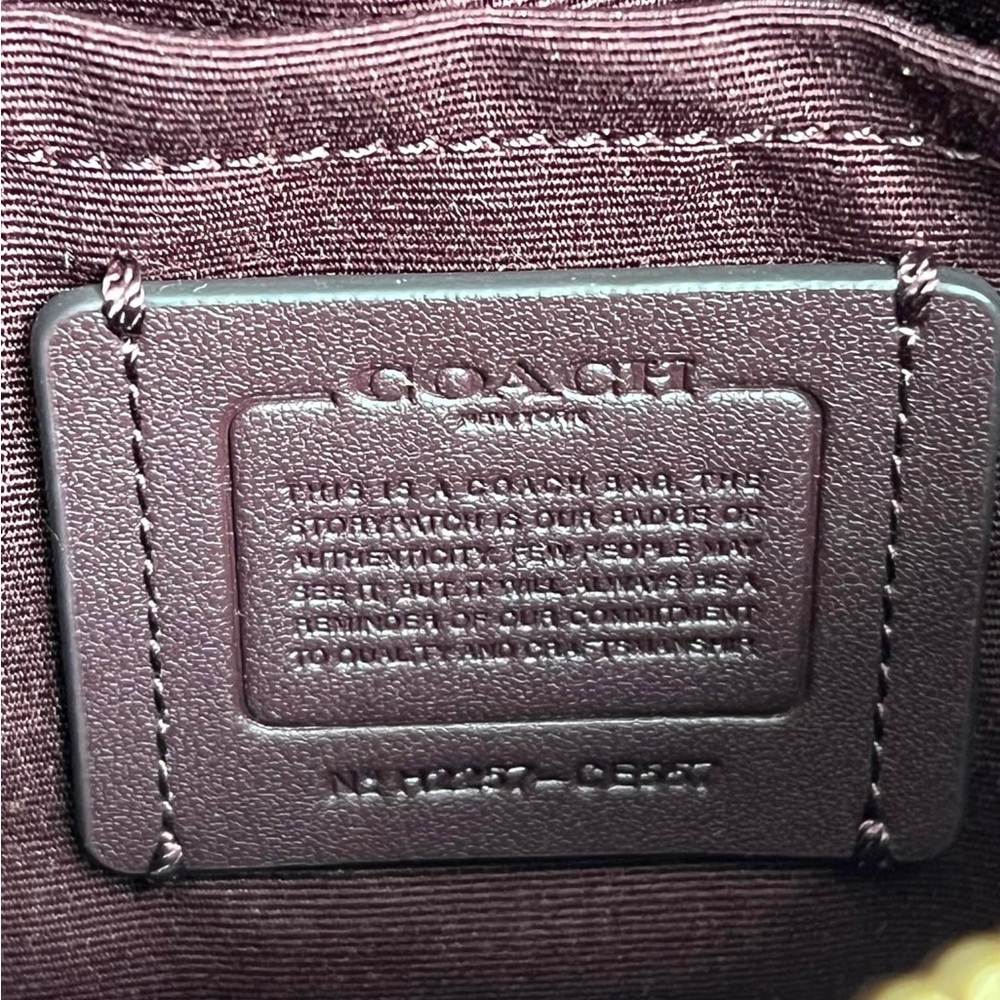 CE557 - Coach Teri Shoulder Bag with Coach Motif - Picture 11 of 14